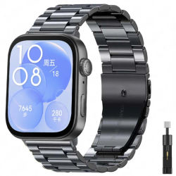 Correa de Metal de acero inoxidable para Huawei Watch Fit 3/4 Pro Band Smartwatch pulsera para Huawei Watch Fit 3/4 Accesorios