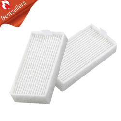 Filtro de polvo primario, filtro Hepa eficiente para Ilife V5 V5s V3 V3s V5pro V50 V55 X5, piezas de Robot aspirador