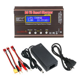 Cargador de batería iMAX B6 V3 80W 6A LiHv Lipo NiMh Li-ion ni-cd Digital RC cargador Lipro Balance cargador descargador 12V 5A adaptador