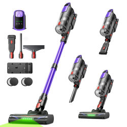 Aspiradora Inalámbrica de Mano BUTURE VC100 500W 48KPa para Mascotas y Hogar, con Depósito de Polvo de 1.5L y Batería Extraíble