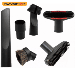 HOMEFISH 6 uds accesorios para aspiradoras 11/4 pulgadas 13/8 pulgadas boquilla cepillo herramienta para hendiduras accesorio de repuesto para limpieza del hogar