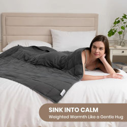 Manta de peso Good Nite para adultos, manta relajante para mejorar el sueño, ideal para un mejor sueño (4-8 kg)