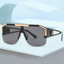 Gafas de sol cuadradas de gran tamaño para hombres y mujeres, gafas de sol deportivas para conducir, gafas de sol de colores degradados Uv400 2023