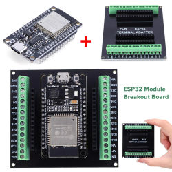 Placa de desarrollo ESP-WROOM-32 tipo C, ESP32 módulo Bluetooth, Wifi, ESP32, Nodemcu, placa de arranque ESP32