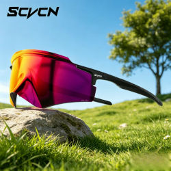 SCVCN Nuevas Gafas de Sol de Moda para Escalar, Lentes para Ciclismo, Maratón, Running, Protección UV400, Gafas para Senderismo, Resistentes al Viento, para Hombre y Mujer