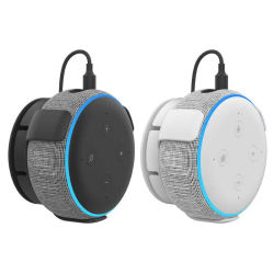 Soporte de pared para altavoz, colgador para Amazon Alexa Echo Dot de 3ª generación, caja de Sonido interior con tornillos