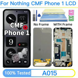 Pantalla de 6,67 pulgadas para nada CMF Phone 1, pantalla LCD, montaje de digitalizador con pantalla táctil A015, piezas de repuesto para reparación de pantalla