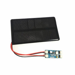 Mini panel solar de silicio monocristalino de 6V 210MA 1,25 W con cargador solar CN3065 carga de teléfono celular
