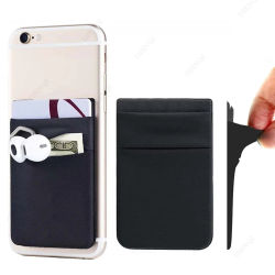 Tarjeteros para teléfono móvil, billetera para teléfono, tarjetero para funda de teléfono, pegatina adhesiva, billetera para teléfono móvil, tarjetero de crédito