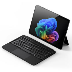 DUX DUCIS Teclado Bluetooth retroiluminado ultradelgado para Microsoft Surface Pro 12 teclado inalámbrico magnético con panel táctil multitáctil