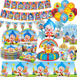 Decoración para Fiesta de Cumpleaños con Temática de Circo, Kit de Vajilla, Platos, Globos para Baby Shower, Regalos para Niños
