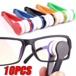 10/5/1 Uds. Gafas multifuncionales portátiles limpieza frotar gafas de sol gafas cepillos de limpieza de microfibra herramientas de limpieza