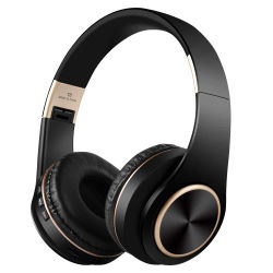 Auriculares Inalámbricos EOENKK T8, Bluetooth 5.3, Sonido Envolvente Estéreo, Plegables, Deportivos, Baja Latencia, Auriculares para Juegos con Reducción de Ruido