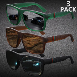 1-3 uds gafas de sol polarizadas clásicas gafas de sol Vintage de diseñador de marca gafas de sol de conducción de moda para hombre gafas de sol familiares al aire libre