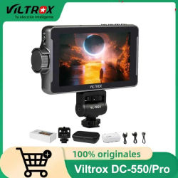 Monitor Portátil VILTROX DC-550 Pro de 5.5' 1920x1080 4K, Monitores Profesionales HDMI con Pantalla Táctil, Monitor de Campo con 3D LUT