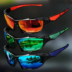 1/3 Uds gafas de sol polarizadas deportivas para hombres visión nocturna ligera gafas masculinas ciclismo conducción pesca gafas de sol de espejo de moda