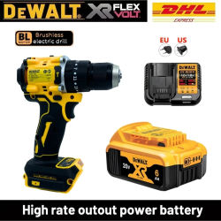Taladro Atornillador Eléctrico Compacto sin Escobillas DEWALT DCD805, Taladro de Impacto, 20V, Batería de Litio Recargable, Cargador