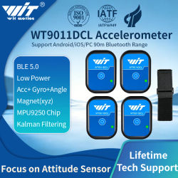 WitMotion WT9011DCL-BT50 Bluetooth 5,0 acelerómetro giroscopio Sensor de ángulo brújula electrónica magnetómetro inclinómetro