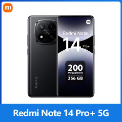 Xiaomi Redmi Note 14 Pro Plus 5G, NFC, teléfono inteligente, Snapdragon® 7s Gen 3, pantalla AMOLED de 6,67" y 1,5 K, 120 Hz, cámara de 200 MP, batería de 5110 mAh,Cargador no Incluido