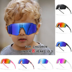 Gafas de sol para niños de 3 a 8 años, gafas de sol para exteriores, gafas de bicicleta UV400 para jóvenes, deporte, béisbol, Camping, bicicleta de montaña