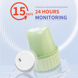 Aidex - Sistema Dinámico de Monitoreo de Glucosa en Sangre (CGMS) de 15 Días y 24 Horas en Tiempo Real, Monitor de Azúcar para Diabéticos, Sensor de Glucosa en Sangre sin Pinchazos