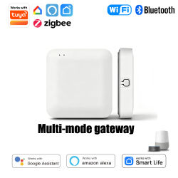 Gateway Inteligente Multimodo Tuya, Hub 3 en 1 Zigbee, Bluetooth y WiFi, Compatible con Alexa, Google Home y la Aplicación Smart Life