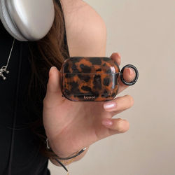 Elegante Color oscuro carey ámbar brillante funda para AirPods 1 2 3 4 Pro AirPods Pro 2 funda protectora a prueba de golpes