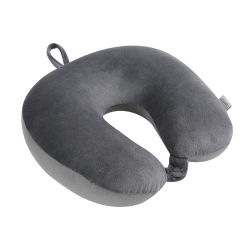 Almohada para el cuello del coche, almohada de viaje suave con partículas de espuma para mayor comodidad en aviones, coches y uso en el hogar y la Oficina, juguete de peluche, 1 ud.