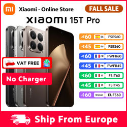 Versión Global Xiaomi 15T Pro 5G Smartphone MTK Dimensity 9400+ CPU 90W HyperCharge Pantalla AMOLED de 6.83" 144Hz Cámara Leica de 50MP 12GB RAM 256GB / 512GB ROM Sin Cargador