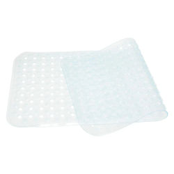 Alfombra antideslizante para baño, de PVC con orificios de drenaje, varios colores