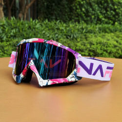 Gafas de moto a prueba de viento y polvo, gafas de sol unisex para motocicleta para MTB, ATV, esquí, ciclismo, carreras, deportes todoterreno, protección ocular