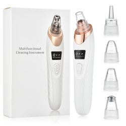 Envío Rápido, Limpiador de Poros Faciales, 5 Niveles de Succión, Eliminador de Puntos Negros, Aspirador de Poros - Kit Limpiador Facial Recargable por USB