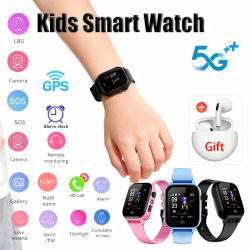 Lenovo niños Smartwatch 4G Wifi GPS SOS ubicación Video llamada tarjeta analógica reloj impermeable cámara niños niñas actualización nuevo reloj