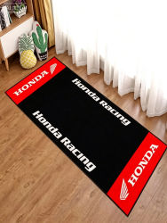 Alfombra de Garaje para Motocicletas HONDA, Alfombra de Exhibición de Motos, Alfombra Antideslizante para Decoración del Hogar, Alfombra para Sala de Estar