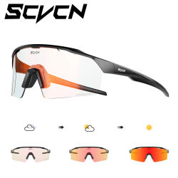 Gafas de sol fotocromáticas SCVCN para hombre, gafas de ciclismo, gafas de sol para bicicleta de montaña, gafas deportivas, gafas para correr, gafas de bicicleta con protección UV400 para mujer