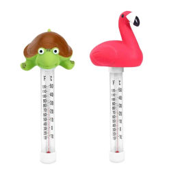 Medidor de temperatura para piscina, medidor de temperatura para Spa, pantalla grande, Sensor de fácil lectura, Monitor con forma de Animal para bañeras de hidromasaje, spas y acuarios