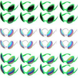 Gafas de Extraterrestre con Lentes, Gafas de Sol Divertidas de Extraterrestre para Disfraces de Cosplay, Accesorios para Carnaval, Mardi Gras, Fiestas
