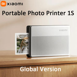 Versión Global Xiaomi-impresora fotográfica portátil de bolsillo 1S, inalámbrica, Bluetooth 5,2, impresión térmica, tecnología sin tinta ZINK, aplicación Xiaomi