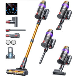BUTURE VC90 600W 65KPA Aspiradora inalámbrica con potencia de succión, electrodoméstico inteligente de mano, batería extraíble, cepillo para eliminar ácaros