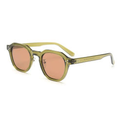 Gafas de sol polarizadas para mujer y hombre TR90, gafas de sol poligonales cuadradas Vintage con montura gruesa, gafas Retro de diseño de marca de lujo