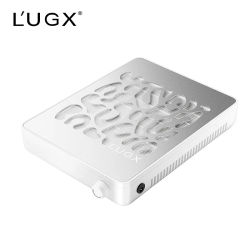 Removedor de polvo de uñas sin escobillas de turbina, aspirador de uñas de 20W de succión fuerte para manicura con filtro extraíble, velocidad ajustable