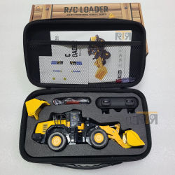 Cargador WA475 1/50 RC, Versión RTR, Mini Coche de Control Remoto con Luces y Sistema de Sonido, Juguete de Regalo Disponible en Stock