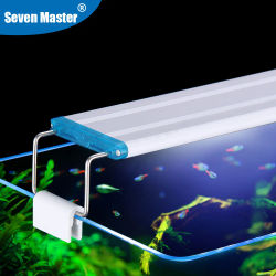 Lámpara LED de Acuario Super Brillante de 18 a 70CM para Plantas Acuáticas y Peceras, Lámpara de Clip Extensible de 90 a 260V