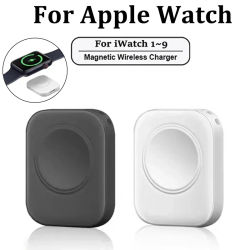 Cargador rápido inalámbrico de reloj magnético portátil para iWatch series 9 8 7 6 5 SE tipo C convertir cargador para iWatch Series 6 5 3 2 1