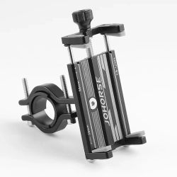 Soporte de teléfono para bicicleta de montaña, soporte de teléfono ajustable de aluminio, antideslizante, fiable