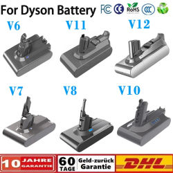 Batería recargable para aspiradora Dyson V6 V7 V8 V10 V11Series SV07 SV09 SV10 SV12 DC62 Absolute Fluffy Animal Pro