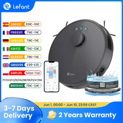 Robot aspirador LEFANT M1 con mapeo de varios pisos, 4000Pa, batería de 4000 mAh, navegación LDS, aplicación/Alexa, electrodoméstico inteligente