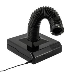 Aspirador Dental de 60W, Equipo de Laboratorio para Dentistas, Colector de Polvo con Brazo Retráctil, Ventilador LED para Mesa, Extractor de Polvo, Máquina de Succión