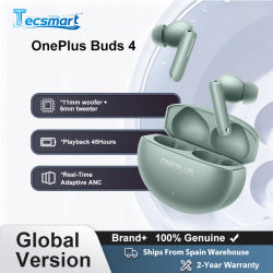 Auriculares - OnePlus Buds 4, verdaderos auriculares inalámbricos hasta 55dB con cancelación de ruido ANC controladores duales con DAC duales Bluetooth 5.4