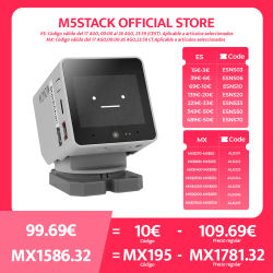 StackChan Oficial de M5Stack: Robot de Escritorio con IA de Código Abierto Co-Creado por Kawaii (ESP32-S3)